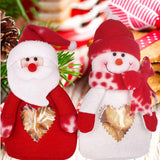 Max Christmas Candy Bags Gift Pocket Xmas Tree Hanging Ornament Snowman