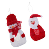 Max Christmas Candy Bags Gift Pocket Xmas Tree Hanging Ornament Snowman
