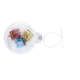 Max Clear Round Christmas Snow Ball Refillable Xmas Bauble Tree Ornament