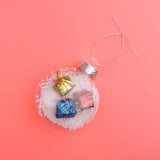Max Clear Round Christmas Snow Ball Refillable Xmas Bauble Tree Ornament