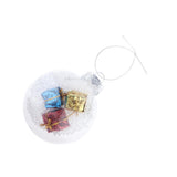 Max Clear Round Christmas Snow Ball Refillable Xmas Bauble Tree Ornament