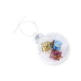 Max Clear Round Christmas Snow Ball Refillable Xmas Bauble Tree Ornament