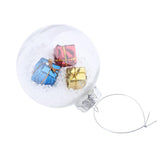 Max Clear Round Christmas Ball Refillable Xmas Bauble Tree Ornament 8x8x8.5cm