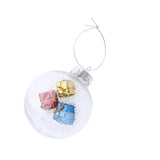 Max Clear Round Christmas Ball Refillable Xmas Bauble Tree Ornament 8x8x8.5cm