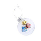 Max Clear Round Christmas Ball Refillable Xmas Bauble Tree Ornament 8x8x8.5cm