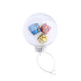 Max Clear Round Christmas Ball Refillable Xmas Bauble Tree Ornament 8x8x8.5cm