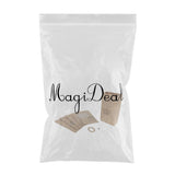 6 Pieces Kraft Paper Food Gift Bags with Self Adhesive Sealing Stickers