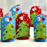 2pcs Set Candy Gift Bags Christmas Tree Hanging Decoration Ornaments