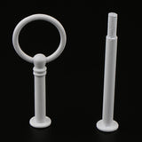 Max 2 Tier Round Top Fruit Cake Stand Rack Handle Fitting Hardware Rod White