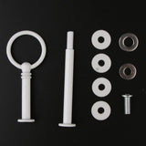 Max 2 Tier Round Top Fruit Cake Stand Rack Handle Fitting Hardware Rod White