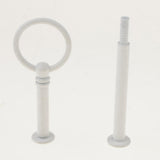 Max 2 Tier Round Top Fruit Cake Stand Rack Handle Fitting Hardware Rod White