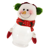 Maxbell Christmas Clear Candy Jar Gift  Box Xmas Ornament Table Decor Snowman