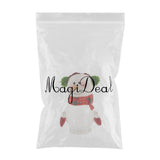 Maxbell Christmas Clear Candy Jar Gift  Box Xmas Ornament Table Decor Snowman