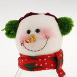 Maxbell Christmas Clear Candy Jar Gift  Box Xmas Ornament Table Decor Snowman