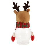 Maxbell Christmas Clear Candy Jar Gift  Box Xmas Ornament Table Decor Elk