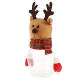 Maxbell Christmas Clear Candy Jar Gift  Box Xmas Ornament Table Decor Elk