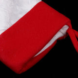 Maxbell 8.6 inch Plush Christmas Stocking Gift/Treat Bags 35cm Red Mouth