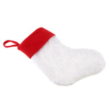 Maxbell 8.6 inch Plush Christmas Stocking Gift/Treat Bags 35cm Red Mouth