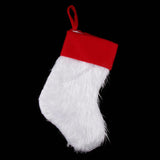 Maxbell 8.6 inch Plush Christmas Stocking Gift/Treat Bags 35cm Red Mouth