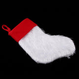 Maxbell 8.6 inch Plush Christmas Stocking Gift/Treat Bags 35cm Red Mouth