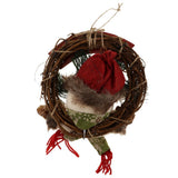 Maxbell Christmas Rattan Wreath Garland Welcome Door Hanging Decor Ornaments Santa 2