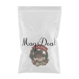 Maxbell Christmas Rattan Wreath Garland Welcome Door Hanging Decor Ornaments Santa 2