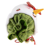 Maxbell Christmas Candy Bags Sack Drawstring Bag Xmas Gift Packing Pocket Snowman