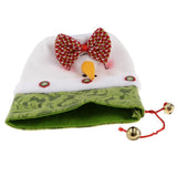 Maxbell Christmas Candy Bags Sack Drawstring Bag Xmas Gift Packing Pocket Snowman