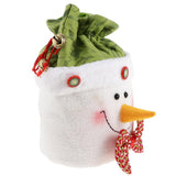 Maxbell Christmas Candy Bags Sack Drawstring Bag Xmas Gift Packing Pocket Snowman