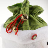 Maxbell Christmas Candy Bags Sack Drawstring Bag Xmas Gift Packing Pocket Snowman