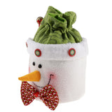 Maxbell Christmas Candy Bags Sack Drawstring Bag Xmas Gift Packing Pocket Snowman