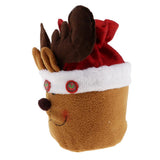 Maxbell Christmas Candy Bags Sack Drawstring Bag Xmas Gift Packing Pocket Elk