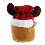 Maxbell Christmas Candy Bags Sack Drawstring Bag Xmas Gift Packing Pocket Elk