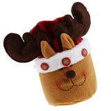 Maxbell Christmas Candy Bags Sack Drawstring Bag Xmas Gift Packing Pocket Elk