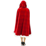 Maxbell Christmas Cosplay Red Cloak Festival Hooded Cape Fancy Dress Costume Props