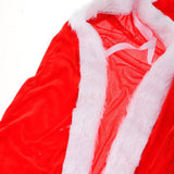 Maxbell Christmas Cosplay Red Cloak Festival Hooded Cape Fancy Dress Costume Props