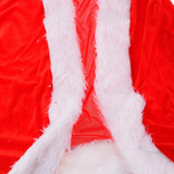 Maxbell Christmas Cosplay Red Cloak Festival Hooded Cape Fancy Dress Costume Props