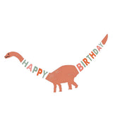 Maxbell Cute Dinosaur Happy Birthday Banner Kid Birthday Party Hanging Decoration