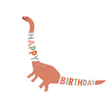 Maxbell Cute Dinosaur Happy Birthday Banner Kid Birthday Party Hanging Decoration