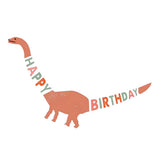 Maxbell Cute Dinosaur Happy Birthday Banner Kid Birthday Party Hanging Decoration