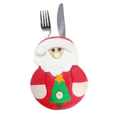 Maxbell Christmas Tableware Bags Dinner Flatware Holder Decoration Santa