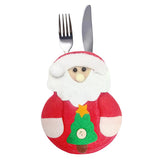 Maxbell Christmas Tableware Bags Dinner Flatware Holder Decoration Santa