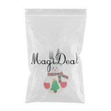 Maxbell Christmas Tableware Bags Dinner Flatware Holder Decoration Snowman A
