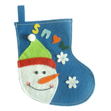 Maxbell Christmas Small Christmas Stockings Dinner Flatware Holder Decoration Blue