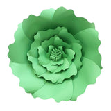 Max Rose Paper Flower Backdrop Wall DIY Birthday Wedding Party Decor Deep Green