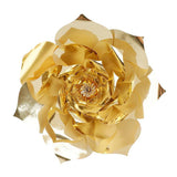 Maxbell DIY Rose Paper Flowers Wall Art Backdrop Wedding Birthday Party Decor Gold