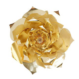 Maxbell DIY Rose Paper Flowers Wall Art Backdrop Wedding Birthday Party Decor Gold