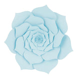 Maxbell DIY Rose Paper Flowers Wall Art Backdrop Wedding Birthday Party Decor Blue