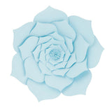 Maxbell DIY Rose Paper Flowers Wall Art Backdrop Wedding Birthday Party Decor Blue