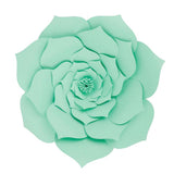 Maxbell DIY Rose Paper Flowers Wall Art Backdrop Wedding Birthday Party Decor Green